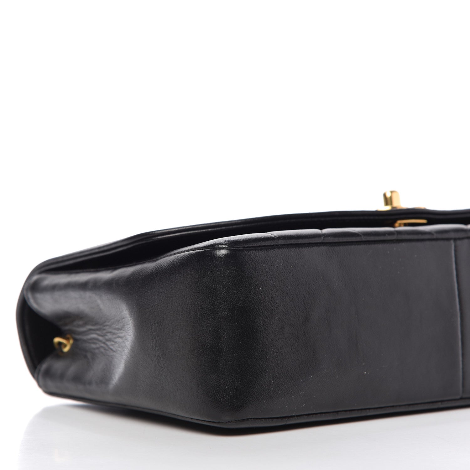 Chanel Lambskin Quilted Medium Single Flap Black 6 of 11