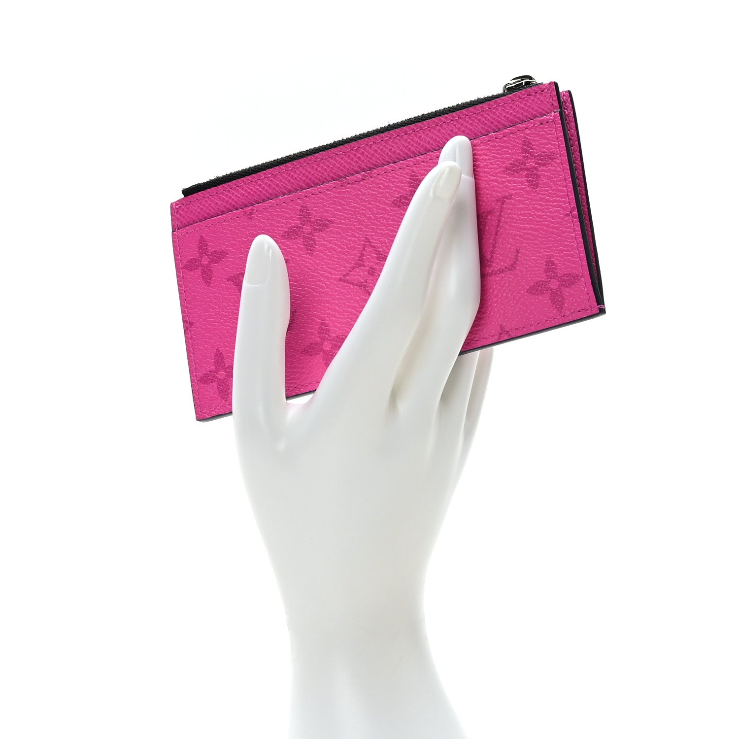 Louis Vuitton Taigarama Coin Card Holder Fuchsia 2 of 6