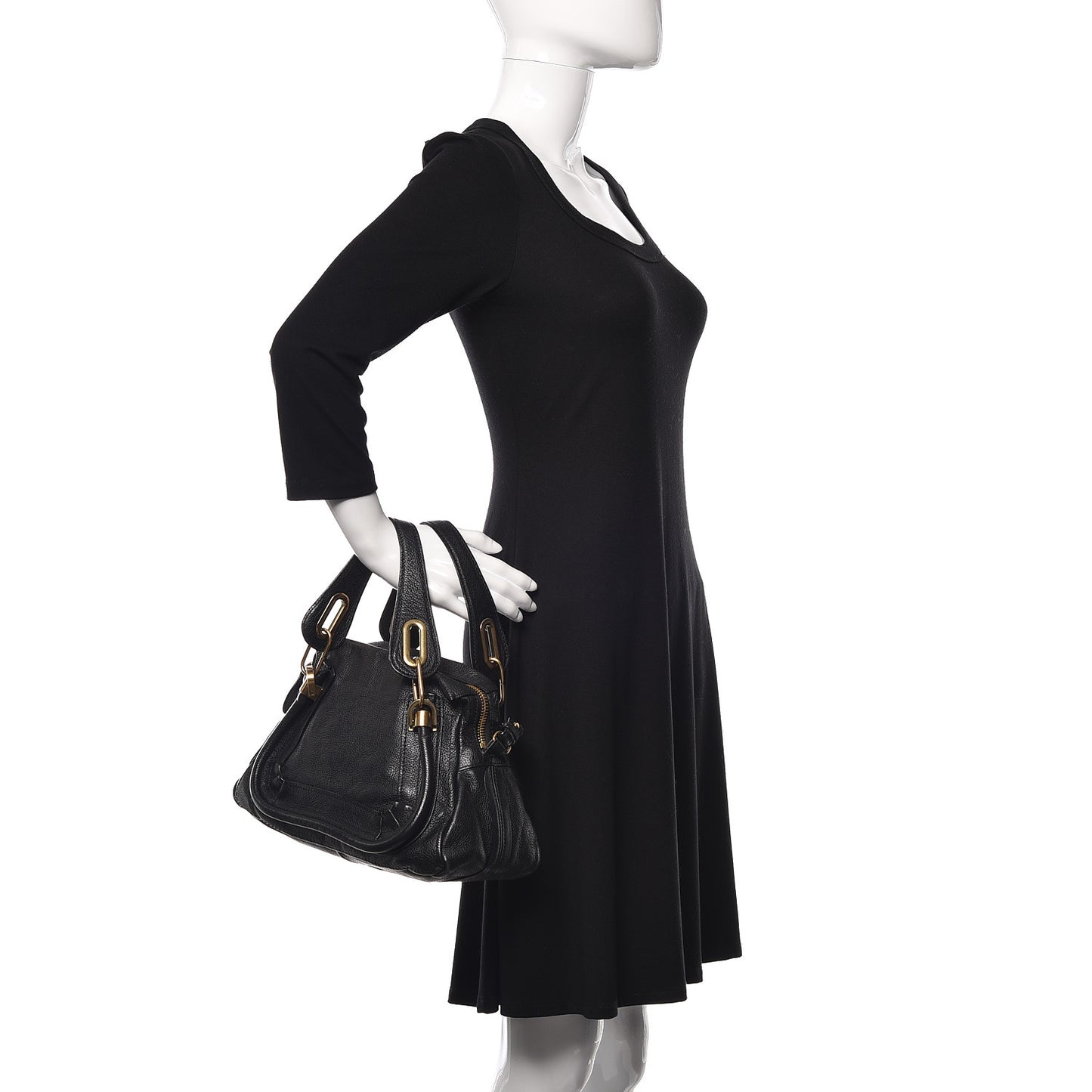 Calfskin Small Paraty Black