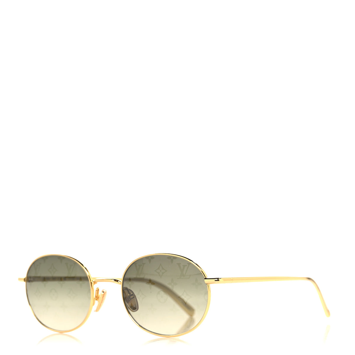 LV Bright Round Sunglasses Z2100U Gold