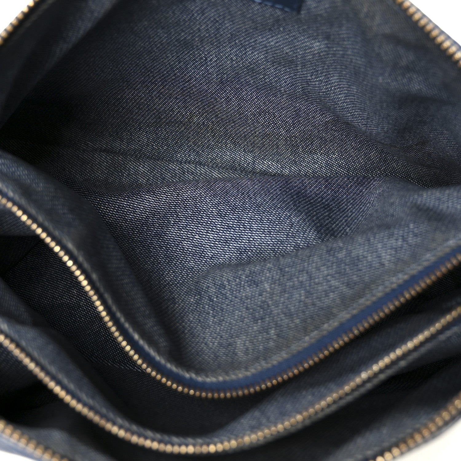 Louis Vuitton Lambskin Embossed Monogram Coussin PM Denim Blue 6 of 12