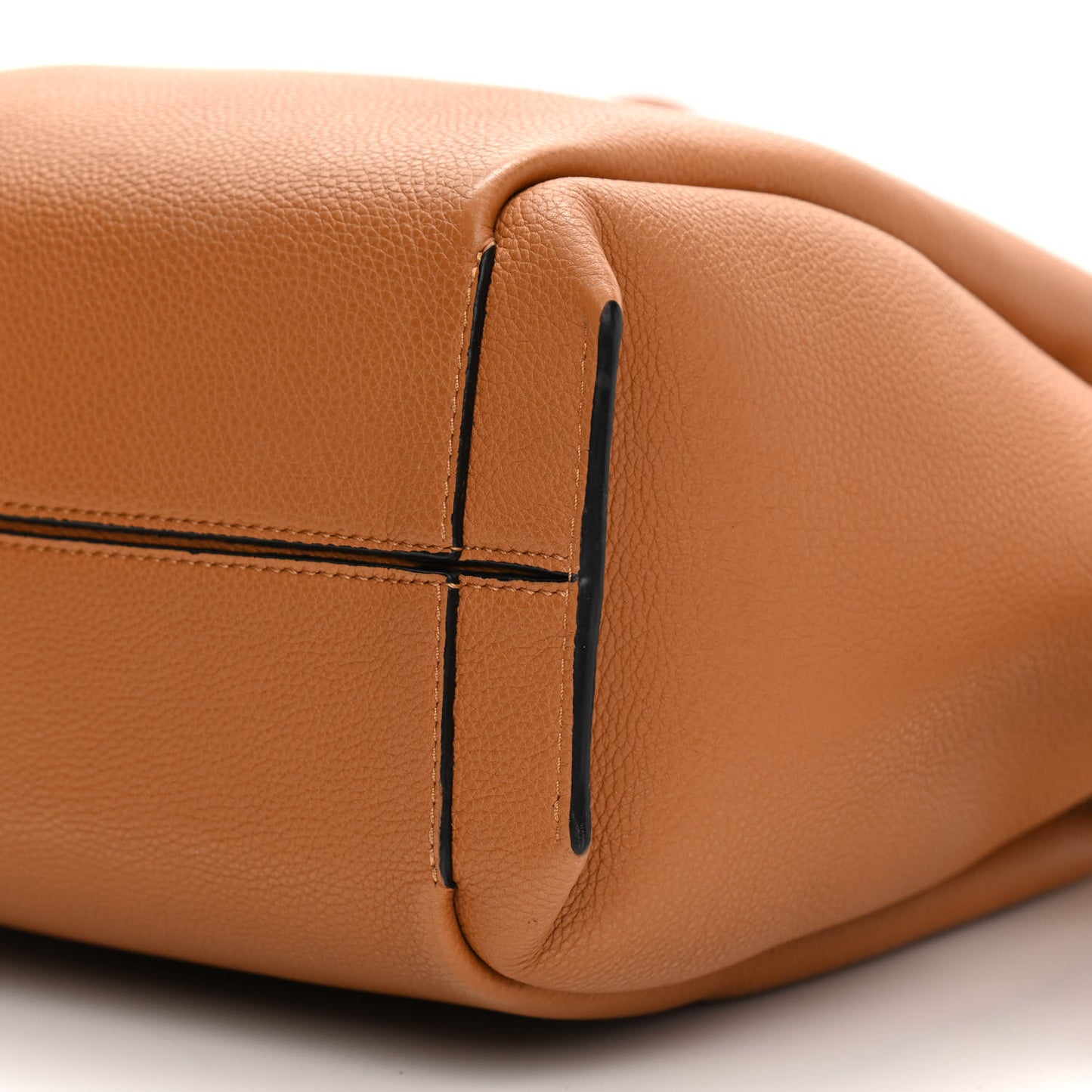 Calfskin Small Flamenco Knot Bag Caramel