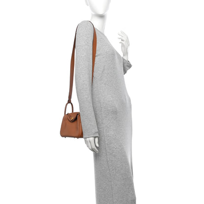 Hermes Matte Alligator Swift Mini Touch Lindy 20 Gold 2 of 10