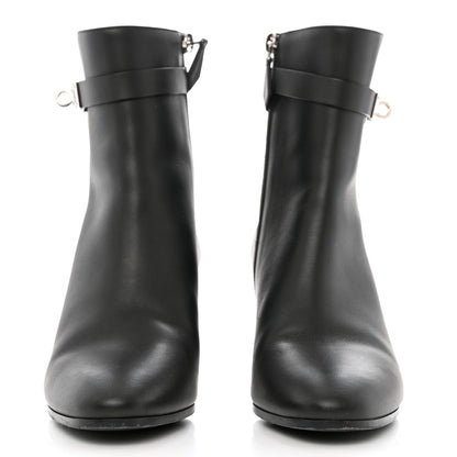 Hermes Calfskin Saint Germain Ankle Boots 38 Black 2 of 14