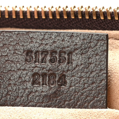 Gucci GG Supreme Monogram Large Ophidia Pouch Clutch Brown 6 of 9