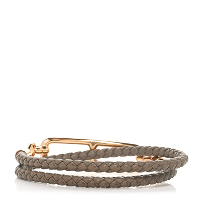 Hermes Swift Roulis Double Tour Bracelet T2 Etoupe 3 of 5