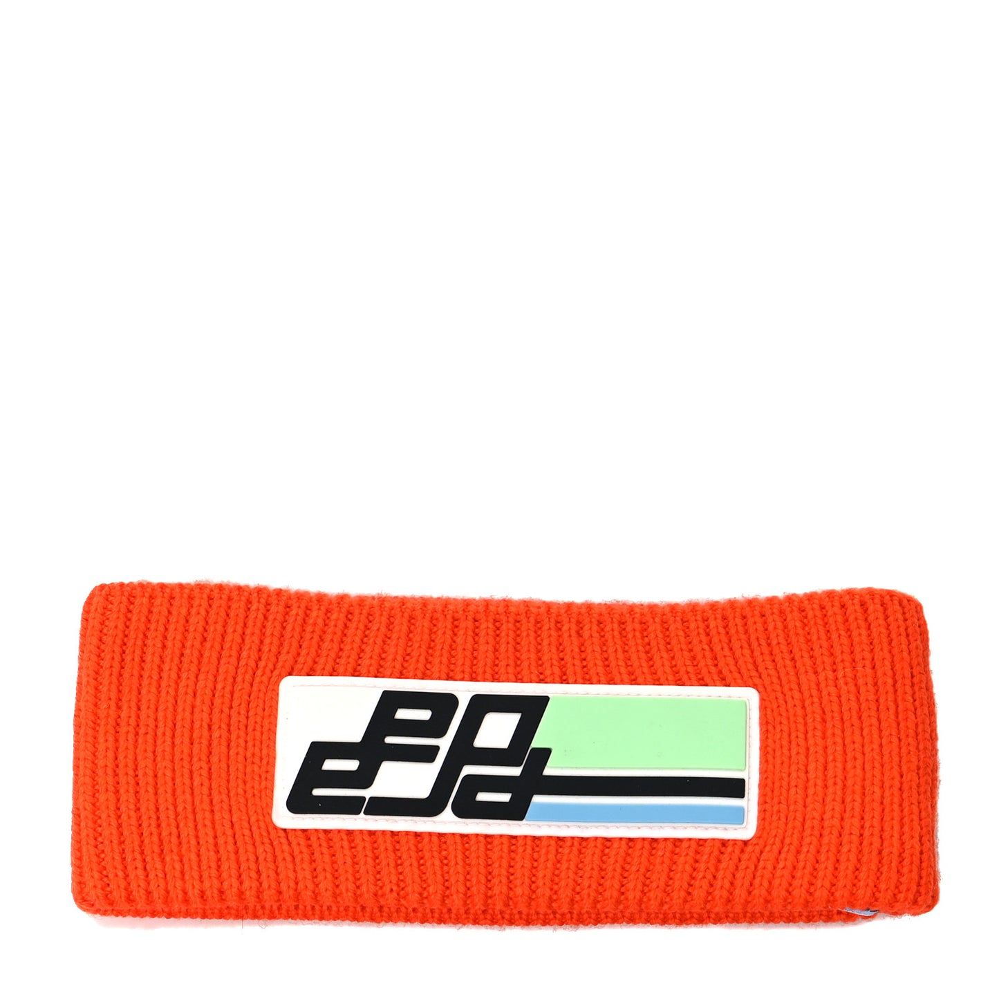 Knit Racing Logo Headband S Orange
