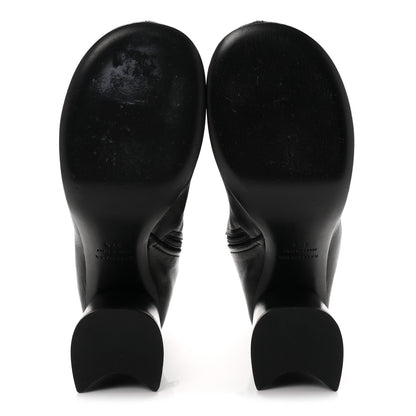 Balenciaga Shiny Soft Sheepskin Glove 80mm Ankle Boots 37.5 Black 6 of 9