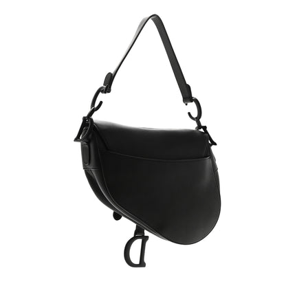 Christian Dior Ultra Matte Calfskin Saddle Bag Black 3 of 13