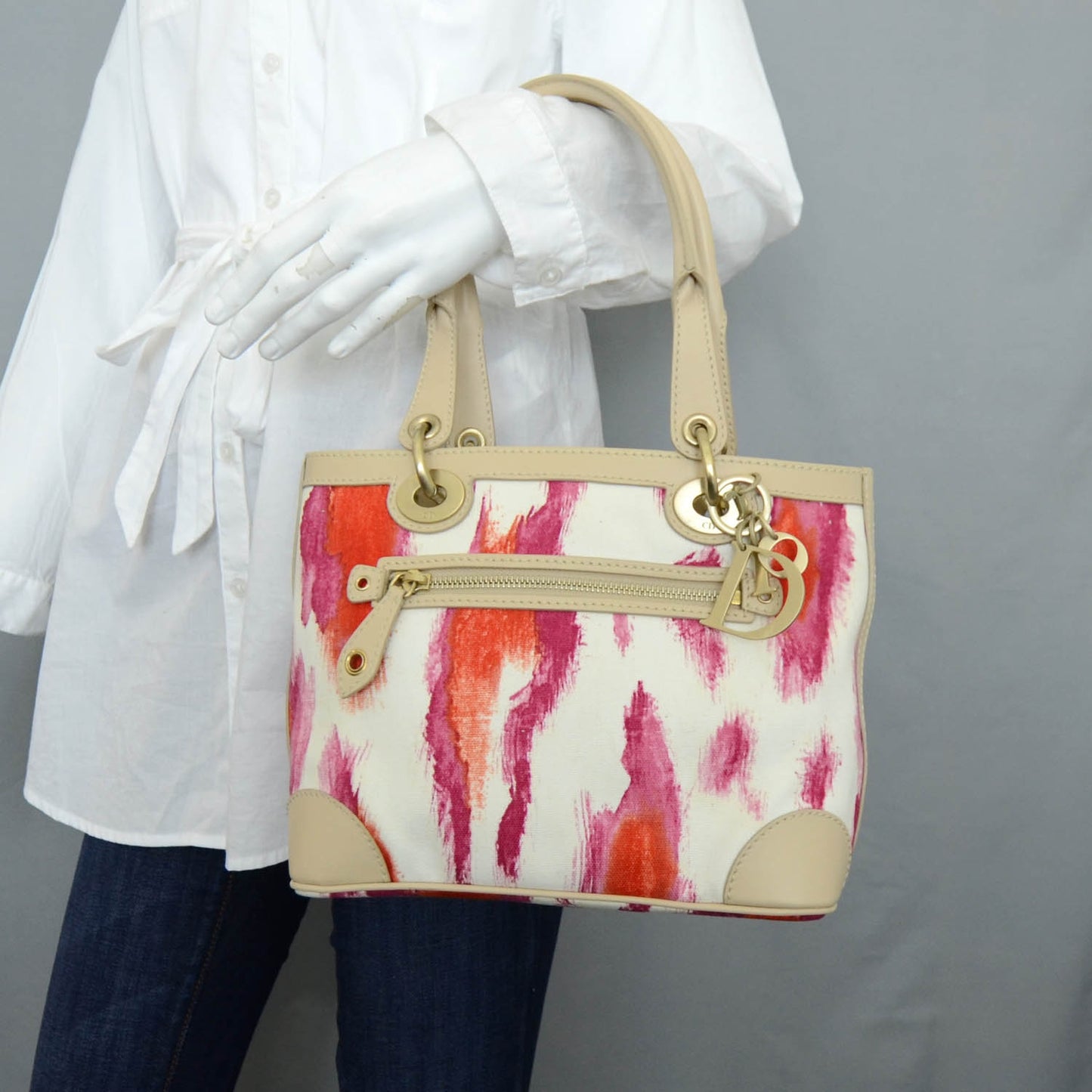 Canvas Leopard Print St Tropez Tote
