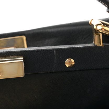 Fendi Nappa Mini Peekaboo Iconic Satchel Black 12 of 15