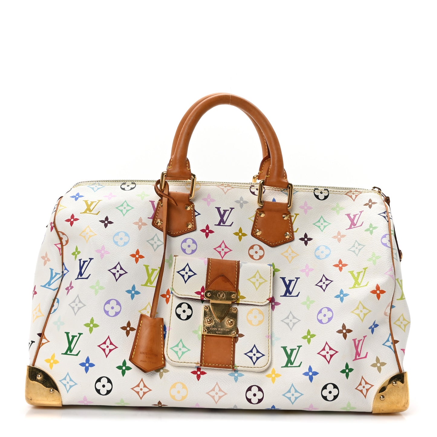 Monogram Multicolor Speedy 40 White