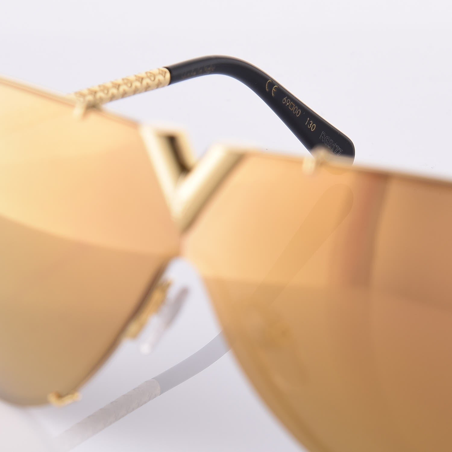 Louis Vuitton LV Drive Sunglasses Z0896W Gold 4 of 8
