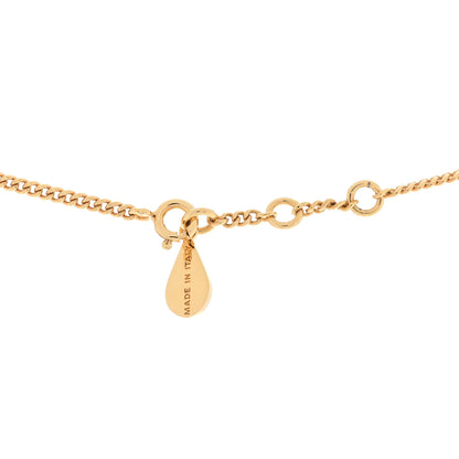 Fendi Metal Monster Eye Necklace Gold 4 of 4