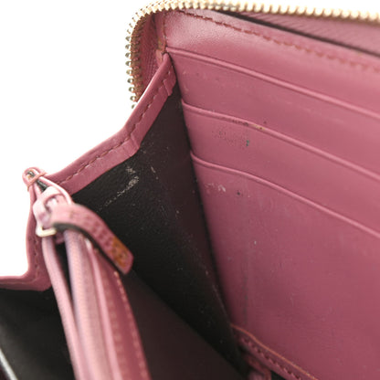 Gucci Imprime Monogram GG Pierce Zip Around Wallet Vintage Rose 12 of 14