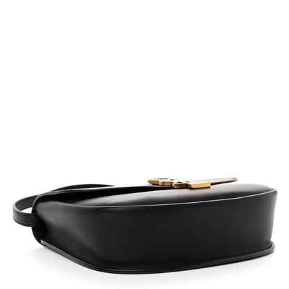 Saint Laurent Smooth Calfskin Monogram Medium Kaia Satchel Black 4 of 11