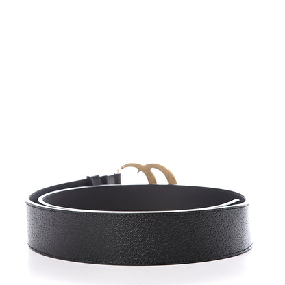 Gucci Textured Calfskin Double G 40mm Belt 85 34 Black 2 of 5