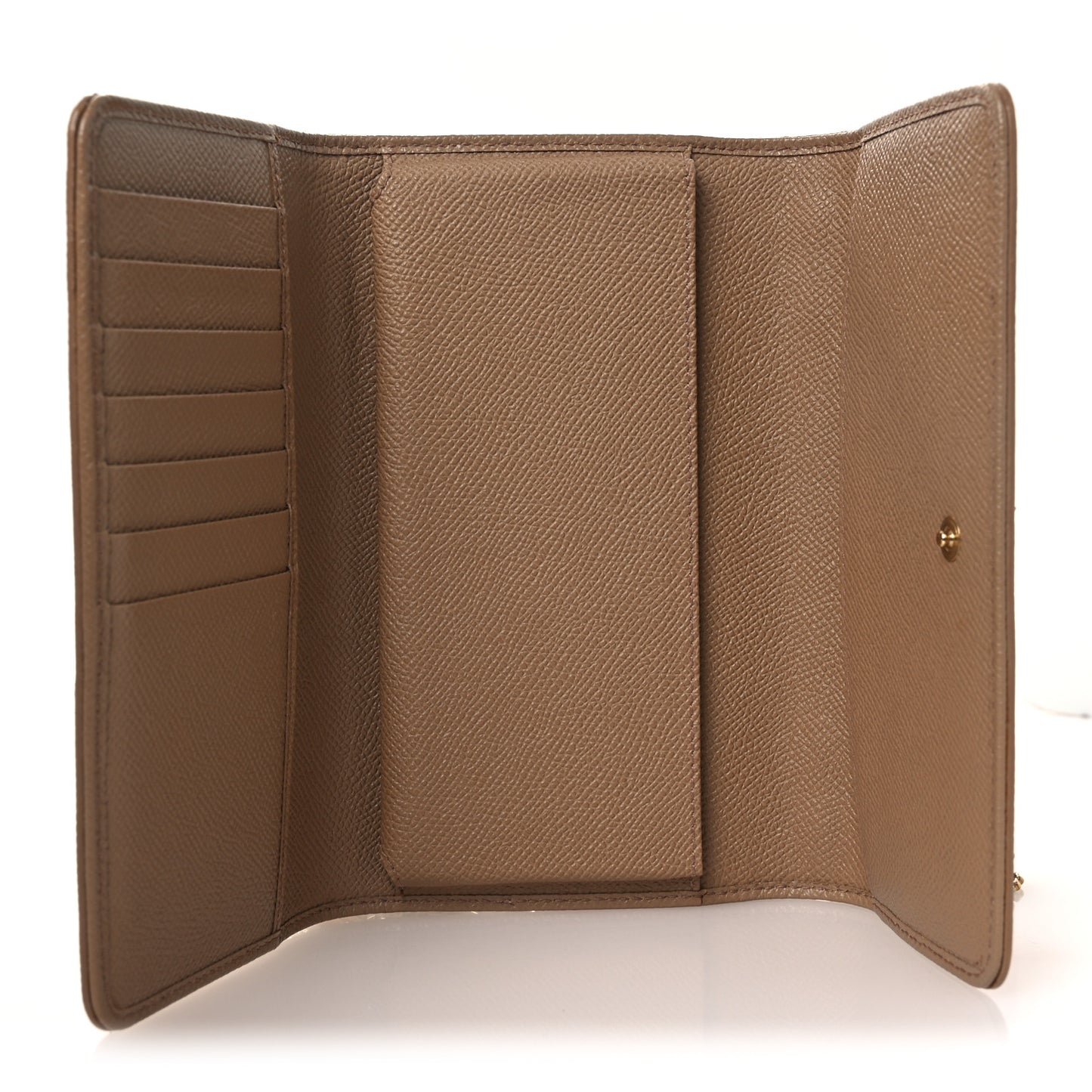 Stampa Iguana Mini Miss Sicily Chain Phone Case Wallet Beige