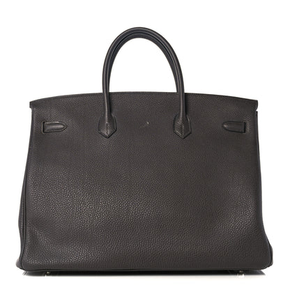 Hermes Togo Birkin 40 Etain 3 of 38