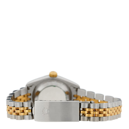 Rolex Stainless Steel 18K Yellow Gold Diamond 26mm Oyster Perpetual Datejust Watch Champagne 69173 3 of 5