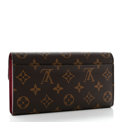 Louis Vuitton LOUIS VUITTON Monogram Sarah Wallet NM Fuchsia 3 of 6