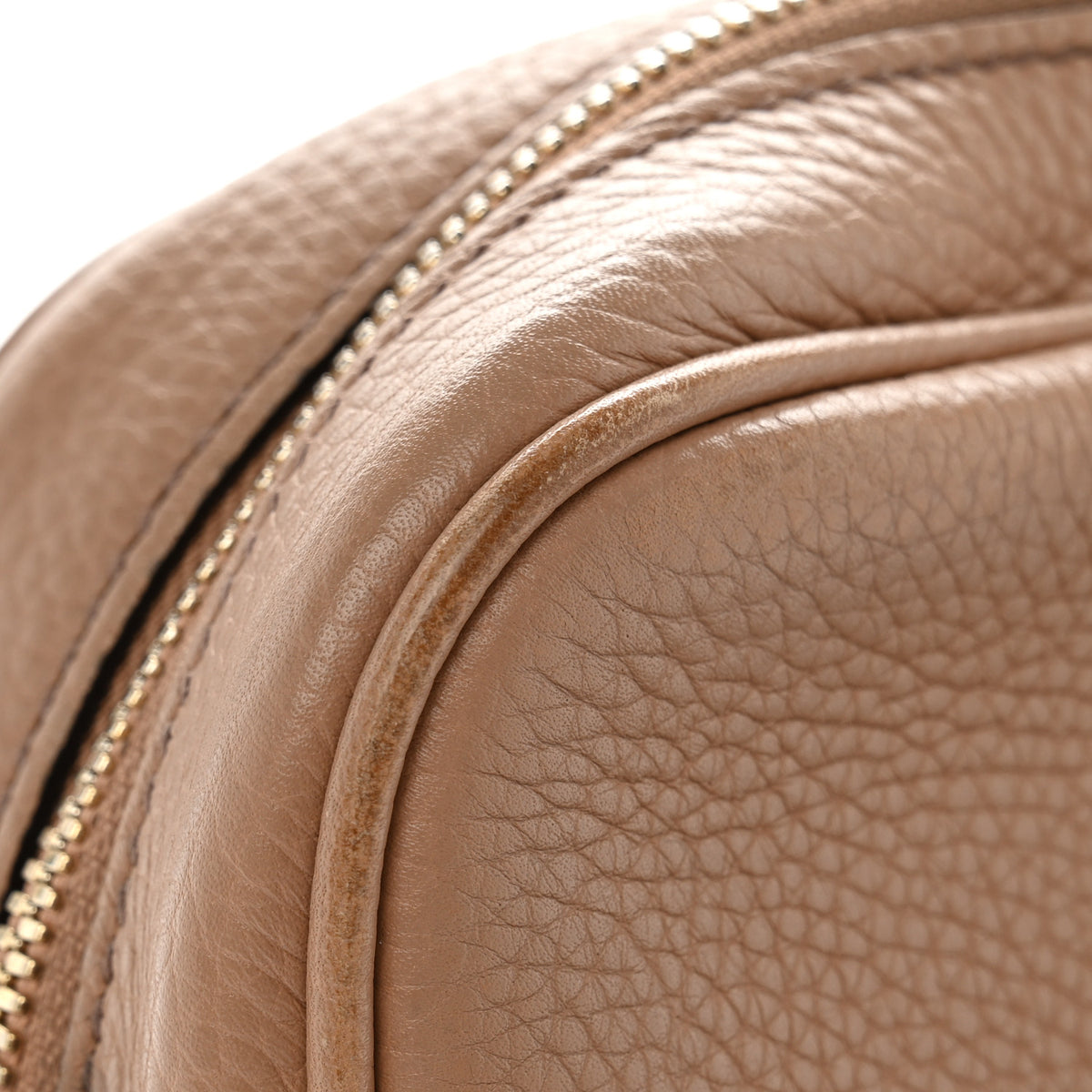 Gucci Pebbled Calfskin Small Soho Disco Bag Rose Beige 14 of 15