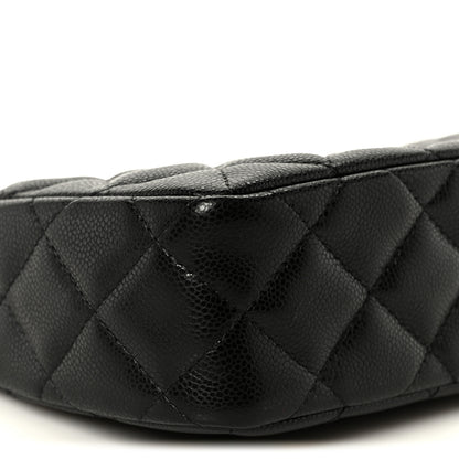 Chanel Caviar Quilted Purse With Chain Black 9 of 11