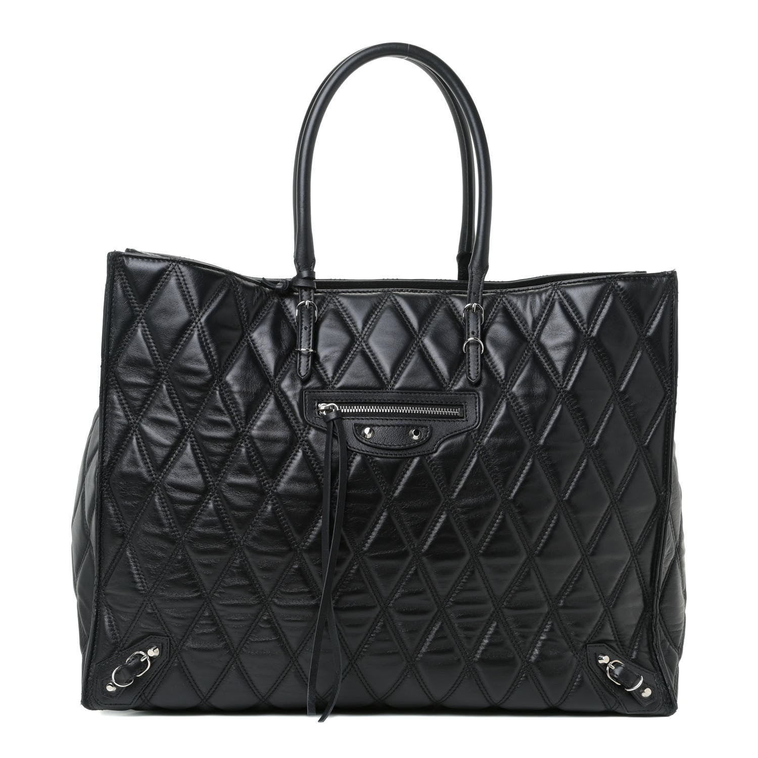 Balenciaga Veau Quilted Papier A4 Tote Black 1 of 11