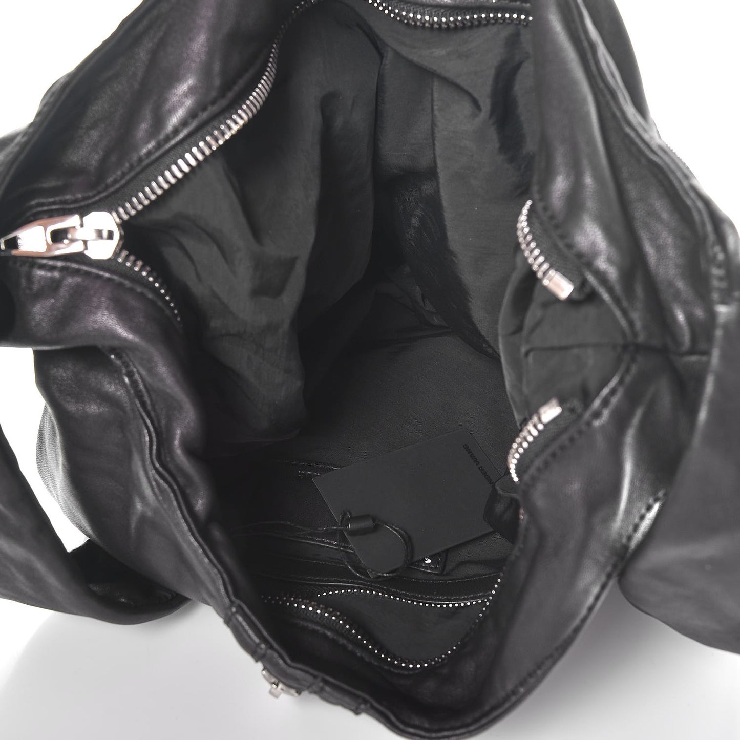 Lambskin Donna Hobo Black