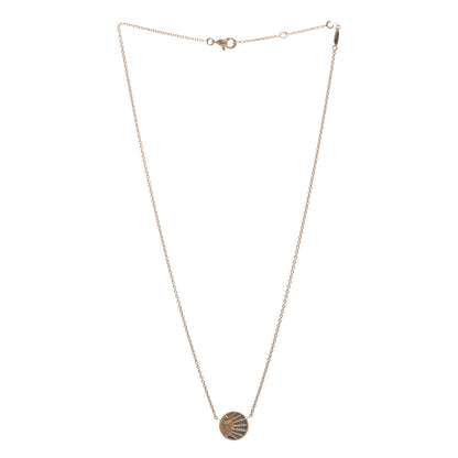 Christian Dior 18K Yellow Gold Diamond Black Onyx Mother of Pearl Rose Celeste Pendant Necklace 4 of 7