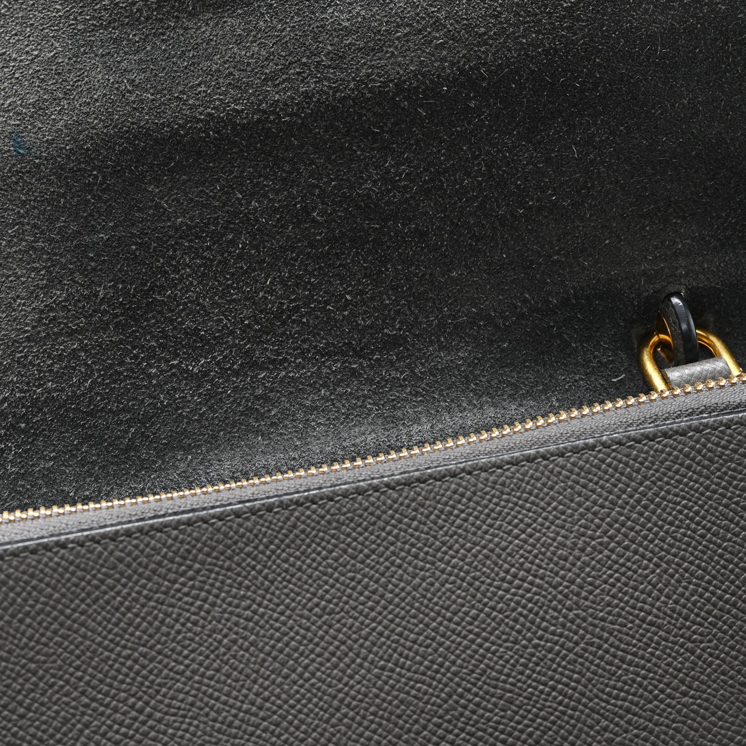 Celine Grained Calfskin Mini Belt Bag Grey 10 of 11
