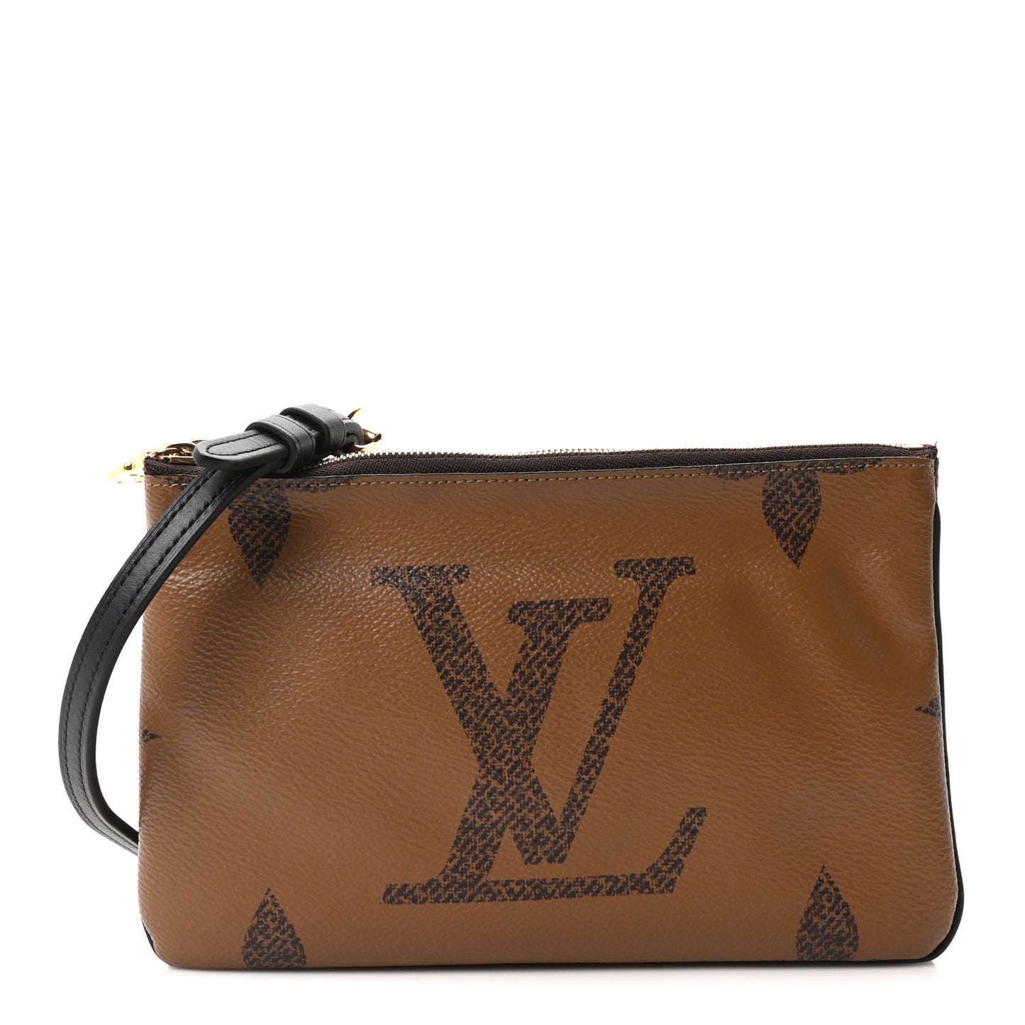 Reverse Monogram Giant Double Zip Pochette