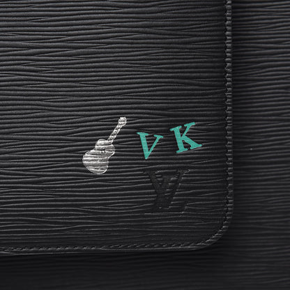 Louis Vuitton Epi Neverfull MM Black 11 of 12