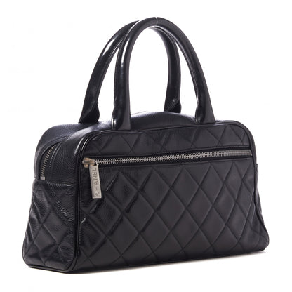 Chanel Caviar Quilted Small Bowler Black 2 of 8