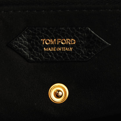 Tom Ford Calfskin Triple Zip Crossbody Bag Black 6 of 7