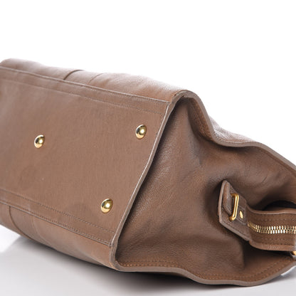 Saint Laurent Sheepskin Small Cabas ChYc Brown 16 of 17