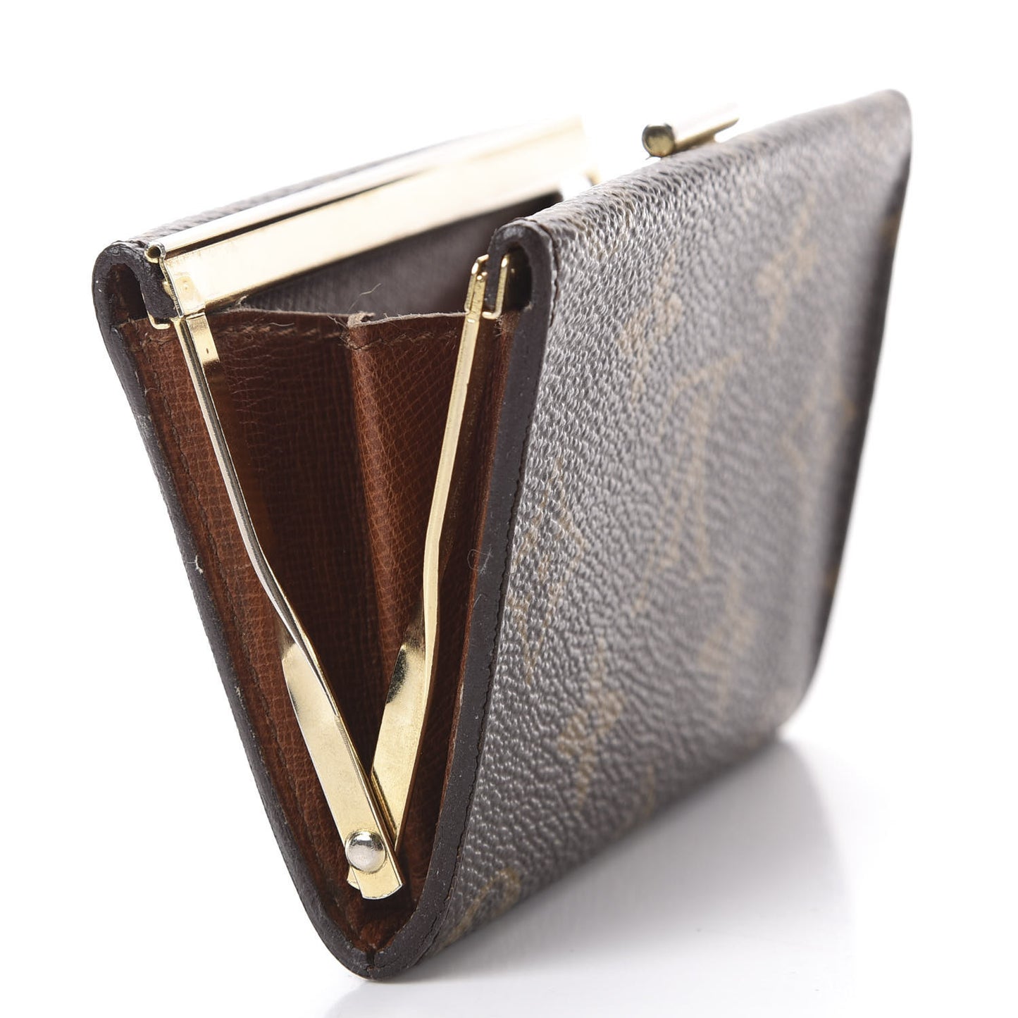 Monogram French Kiss Lock Coin Purse