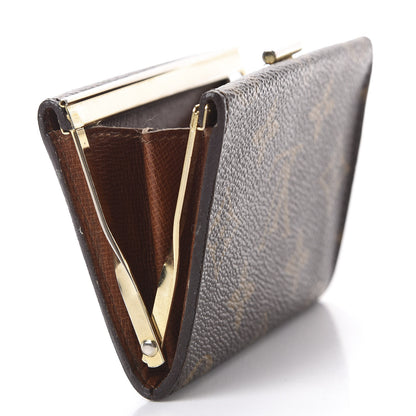 Louis Vuitton Monogram French Kiss Lock Coin Purse 9 of 10