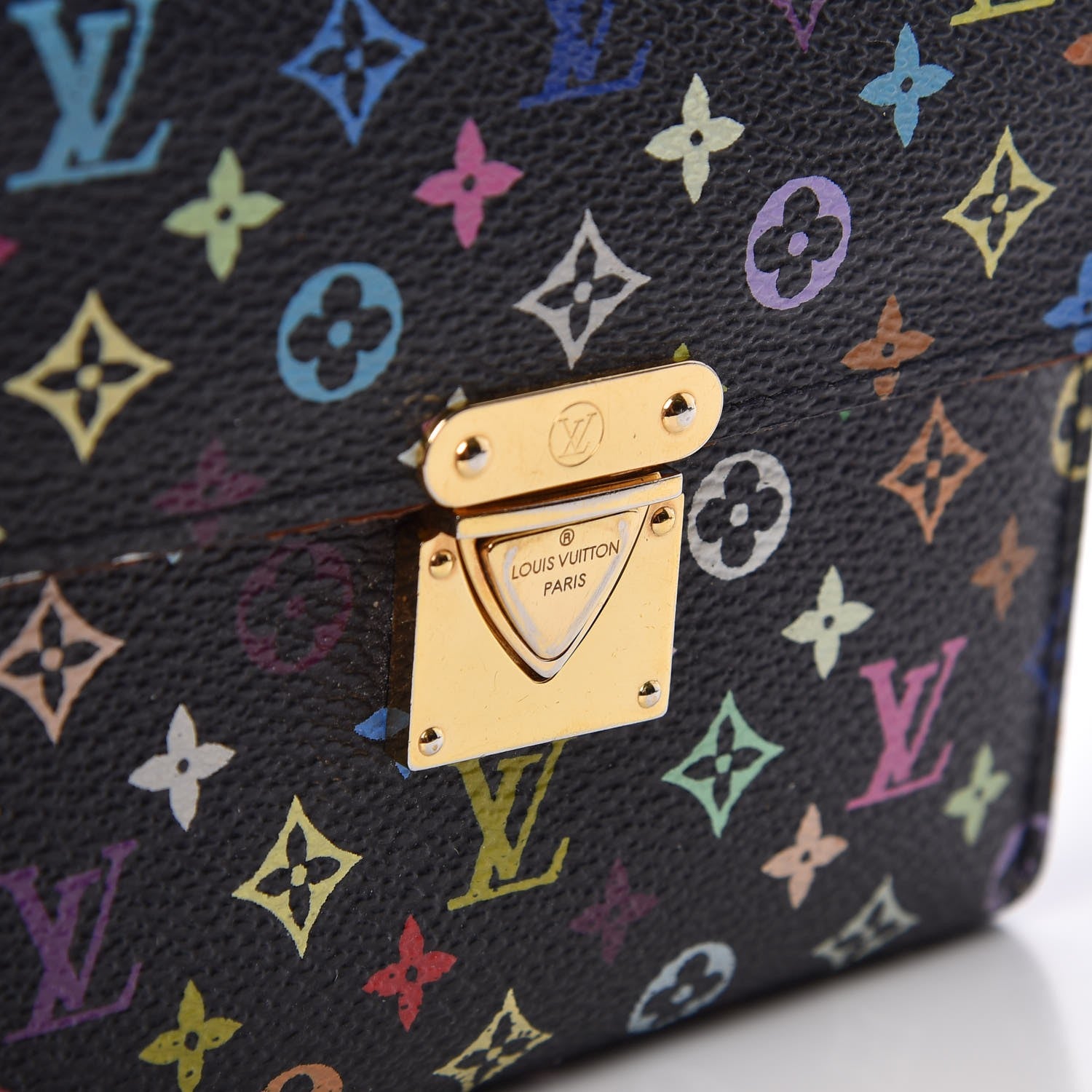 Louis Vuitton Monogram Multicolor Koala Wallet Black 11 of 14