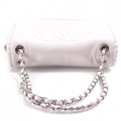 Chanel CC Logo Medium Flap White 5 of 12