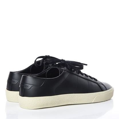 Saint Laurent Calfskin SL/06 Classic Court Sneakers 36 Black 3 of 8