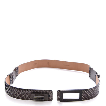 Chanel Python Reissue Belt 90 36 Ruthenium 4 of 10