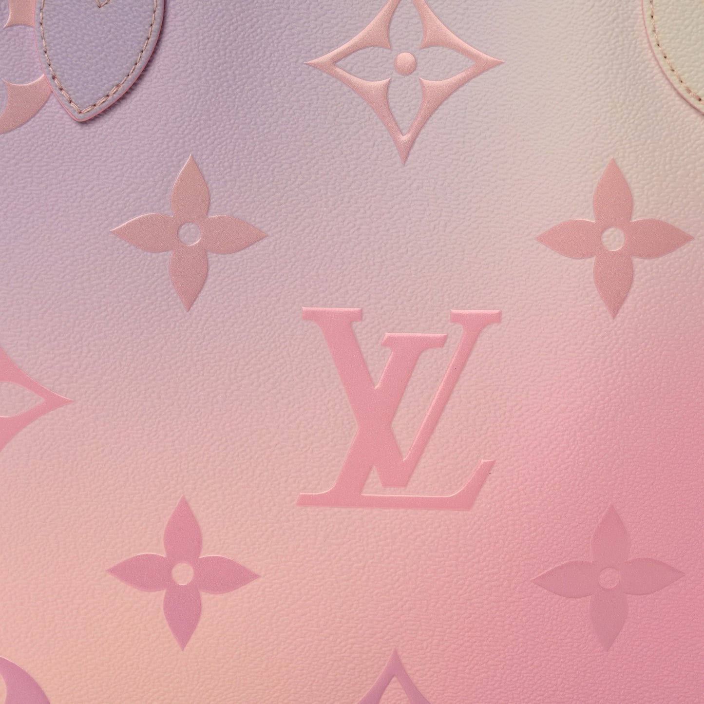 Monogram Giant Spring In The City Neverfull MM Sunrise Pastel