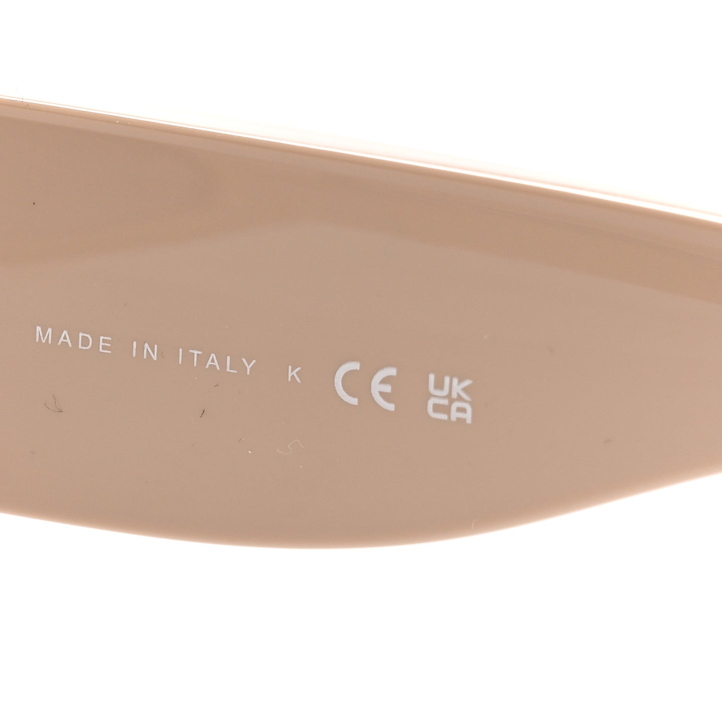 Acetate Cat Eye Sunglasses 6057 Beige Black