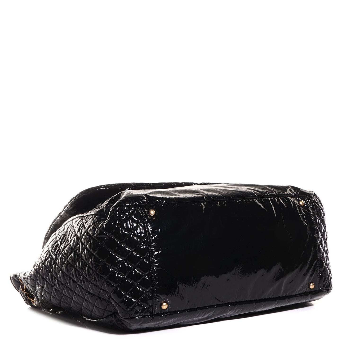 Vinyl Rock and Chain XL Flap Black
