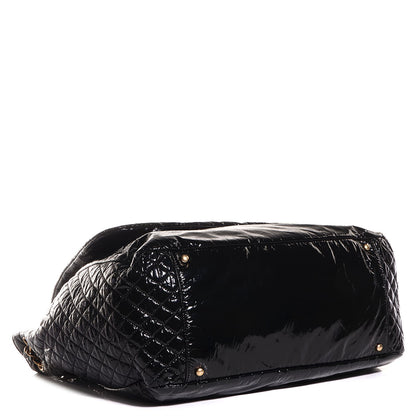 Chanel Vinyl Rock and Chain XL Flap Black 4 of 7