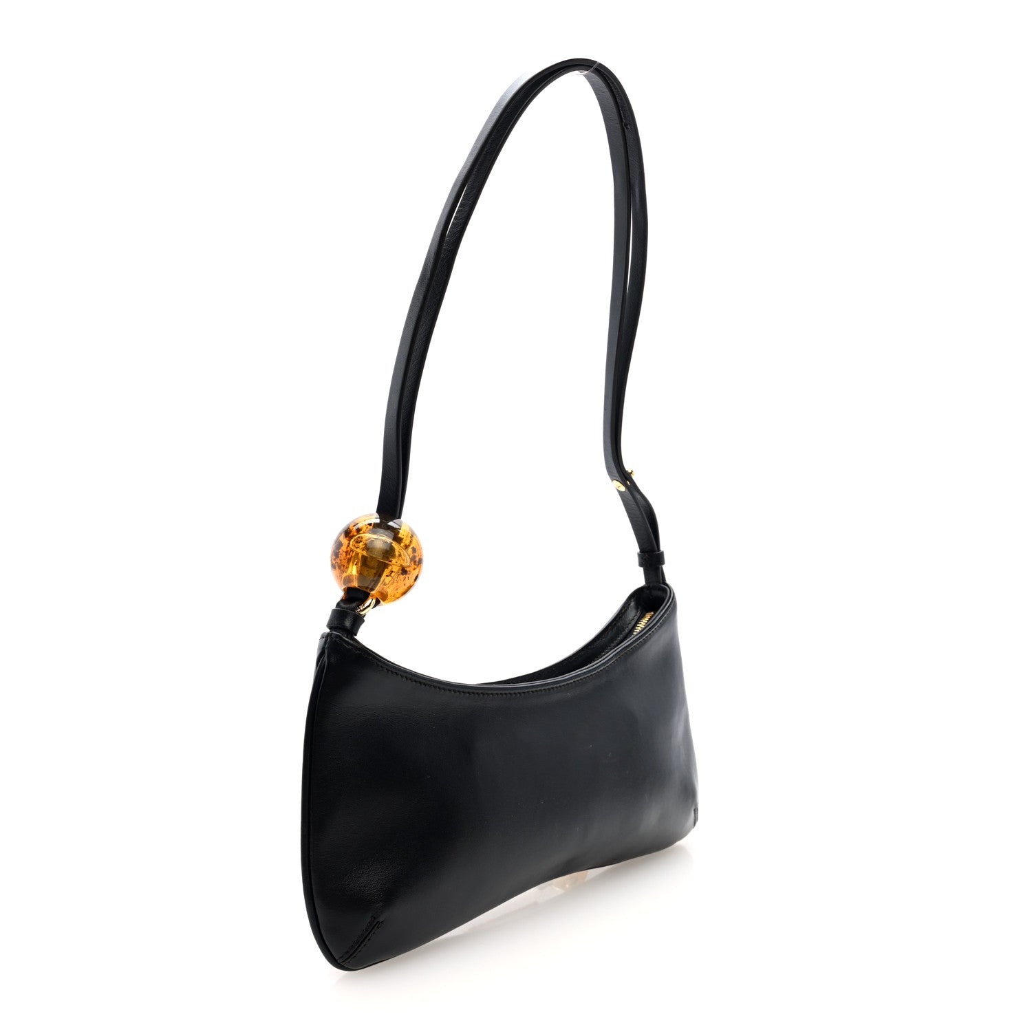 Jacquemus Smooth Calfskin Le Bisou Perle Black 3 of 9