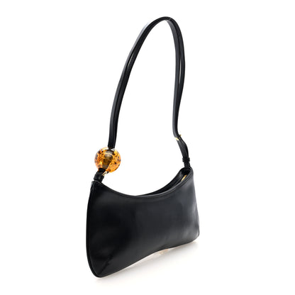 Jacquemus Smooth Calfskin Le Bisou Perle Black 3 of 9