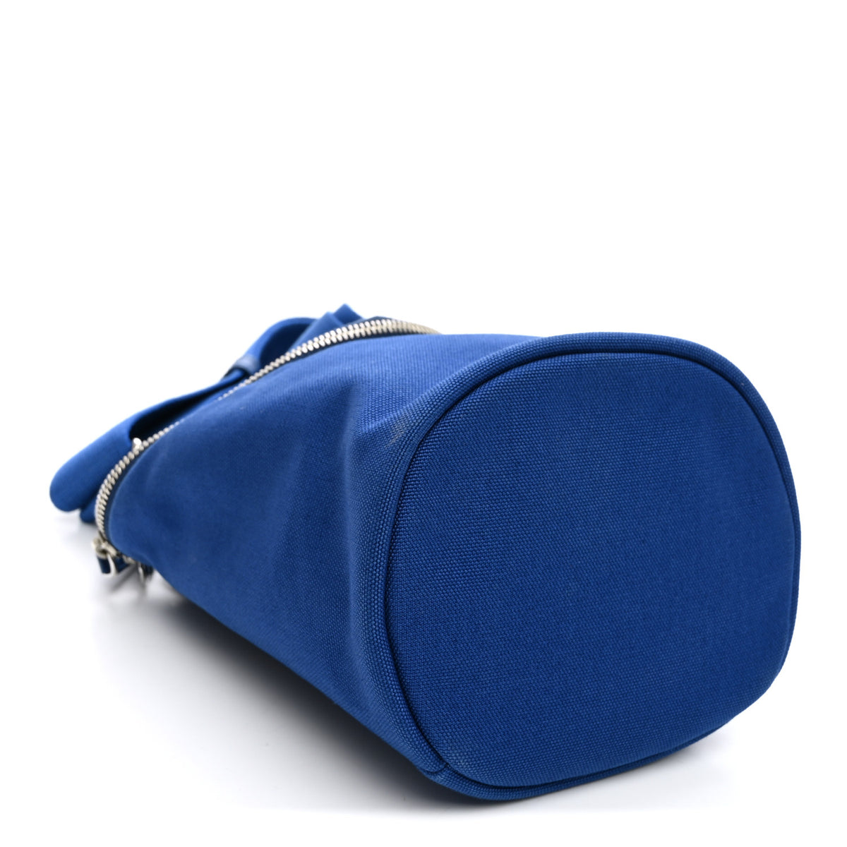 Canvas Triangle Crossbody Bag Blue