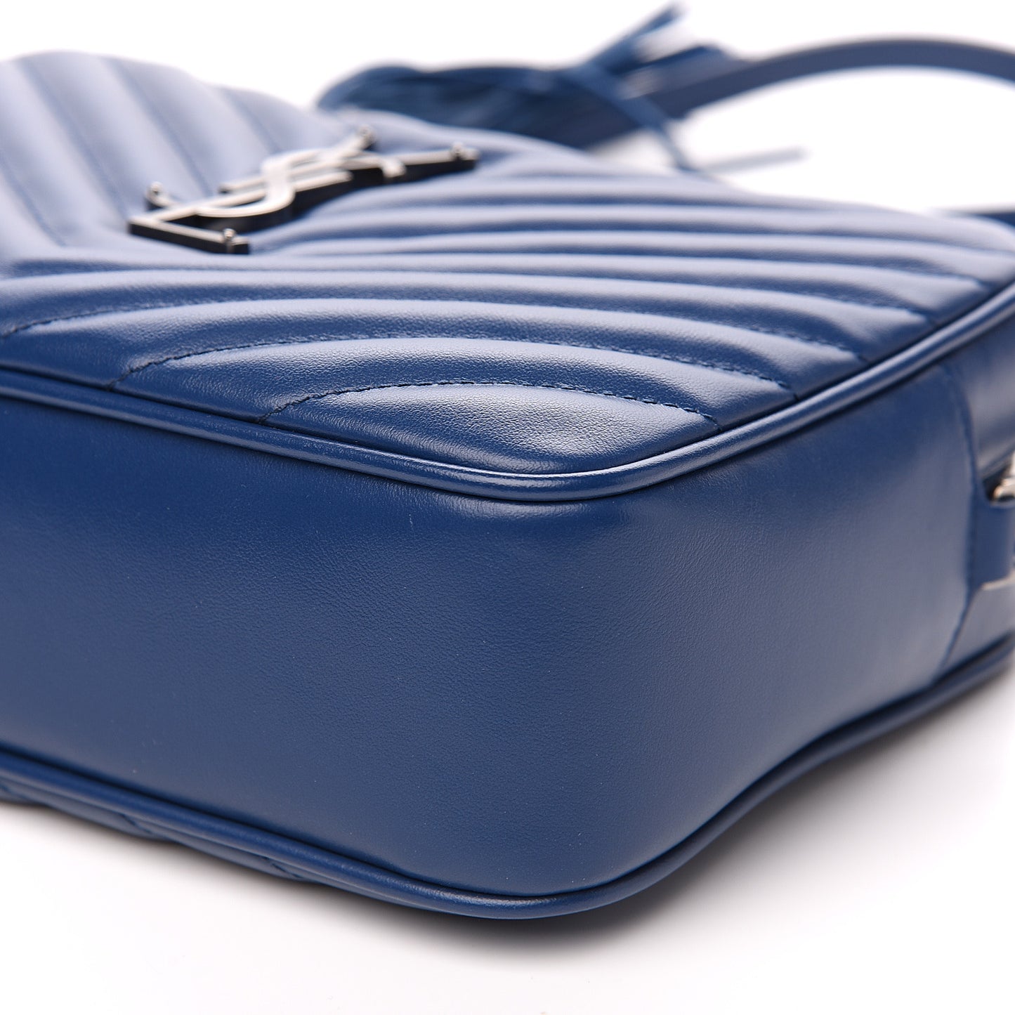 Calfskin Matelasse Monogram Lou Camera Bag Blue